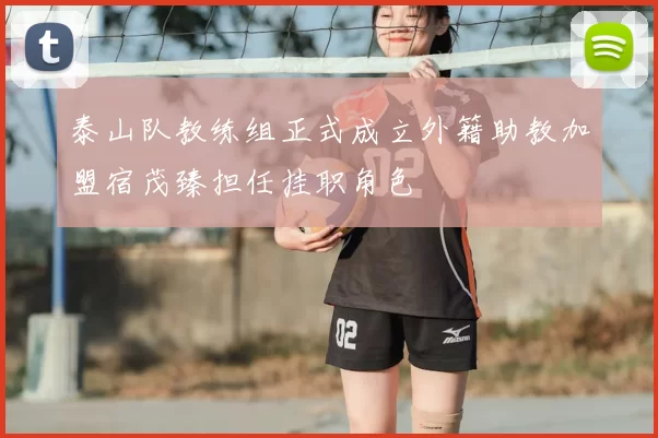 泰山队教练组正式成立外籍助教加盟宿茂臻担任挂职角色