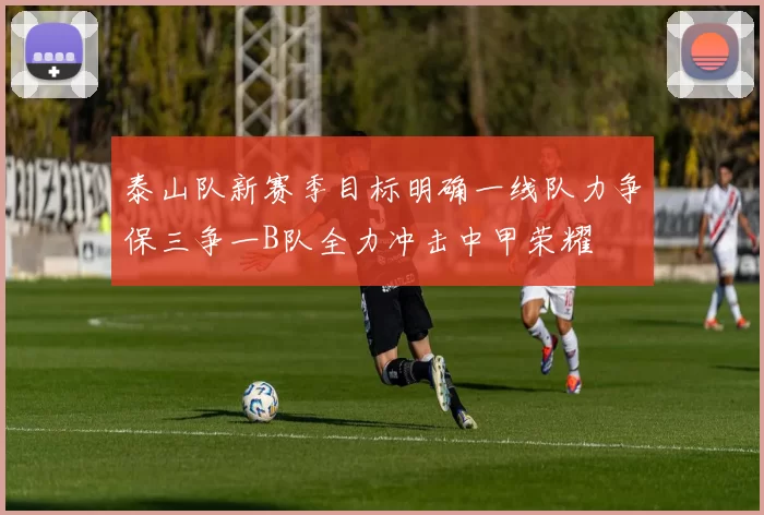 泰山队新赛季目标明确一线队力争保三争一B队全力冲击中甲荣耀