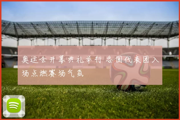 奥运会开幕典礼举行 各国代表团入场点燃赛场气氛